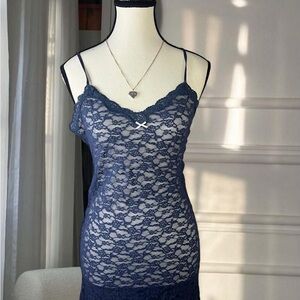Vintage Victoria's Secret Navy Lace Camisole